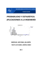 PROBABILIDAD Y ESTADÍSTICA.<br /><br />
APLICACIONES A LA INGENIERÍA