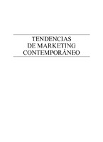 TENDENCIAS DE MARKETING CONTEMPORÁNEO